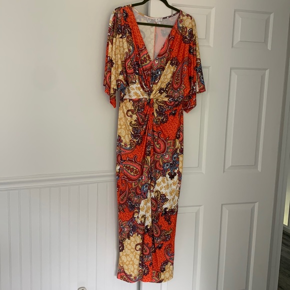 VENUS Dresses Venus Twist Front Maxi Dress Poshmark